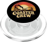 Coaster Crew Retro Sunset Roller Coaster PopSockets PopGrip for MagSafe