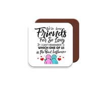 Coaster Gift for Friend/Friendship Which One of Us is The Bad Influence. - Giftset - Made by MUGGZ in The UK