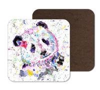 Coaster Panda Animals Coasters Watercolour Art Gift Work Office Dining Tea coffee (1)