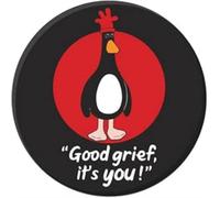 Coaster Single Ceramic - Wallace & Gromit (Feathers)