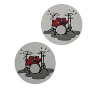 Coasters 2 Pack Drum Set: Homeware