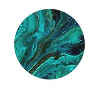 Coasters for Drinks, Absorbent Green Marble Coasters with Holder Set of 6, Avoid Furniture Being Scratched and Soiled, Housewarming Gift for Home Decor