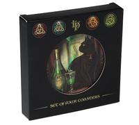 Puckator Lisa Parker Magic Cats Set of 4 Cork Coasters