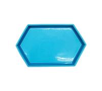 Coasters Resin Molds Silicone Tray Mold Hexagon Epoxy Casting for Cups Mats Home Decoration Silicone Set Square