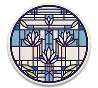 CoasterStone TRFLW2068 Frank Lloyd Wright Waterlilies Trivet, Stone, Multicolor