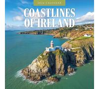 Coastlines of Ireland 2026 Square Wall Calendar