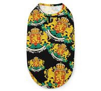 Coat Arms of Bulgaria 3D Printed Dog Clothestylishleeveless Doghirts Vest Breathable Pet Tank Top Teesweatshirt XX-Large