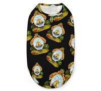 Coat Arms of Honduras 3D Printed Dog Clothestylishleeveless Doghirts Vest Breathable Pet Tank Top Teesweatshirt XX-Large