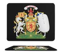 Coat Arms of Kingdom of Scotland Non-Slip Mouse Pads Square Desk Mat Rubber Gaming Mousepad for Computer Laptop Gamers 9.8"x11.8"