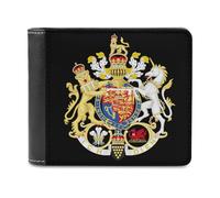 Coat Arms of The Prince of Wales Small Billfold Wallet Front Pocket Card Holder Slim Passport Purse for Men Women