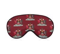 Coat Arms of Trinidad and Tobago Sleeping Eye Mask Eye Shade with Adjustable Strap Blindfold for Airplane Travel