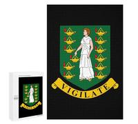 Coat Arms of Virgin Islands Stylish Adults Jigsaw Puzzle Funny Wooden Educational Game Art Home Decor