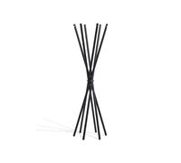 Coat Clothes Rack Black Lacquered Ash/Satin Black