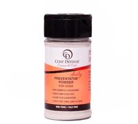 COAT DEFENSE - Preventive Powder, Made in USA, Waterless Dog Shampoo, 3.5 oz and Pet Deodorant for Dogs with Bad Odor | P