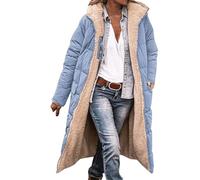 Coat for women Solid Color Double Faced Long Sleeve Plush Warm Coat Jackets Trendy Versatile Jackets Casual Loose Comfy Cardigan Easy Care Winter Cardigan Cosy Stylish Open-Front Outerwear