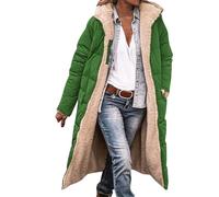 Coat for women Solid Color Double Faced Long Sleeve Plush Warm Coat Jackets Trendy Versatile Jackets Casual Loose Comfy Cardigan Easy Care Winter Cardigan Cosy Stylish Open-Front Outerwear