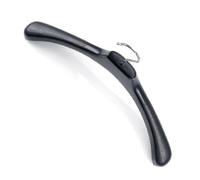 Coat Hangers Clothes 50cm Extra Wide Strong Black Plastic Adult Shirt Top Dress xi 10PC