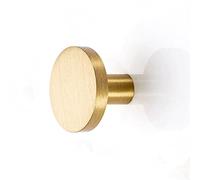 Coat Hook, Brass Wall Mounted Coat Hook Heavy Duty Hanger for Wall Decorative Individual Cloth Hanging Towel Keys Hat (M4*25mm)