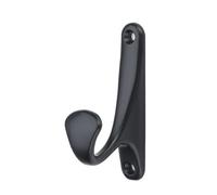 Coat Hook Wall Mount, Zinc Alloy Hardware for Closet, Simple Black Gold Metal Hooks for Home Decoration, Living Room, Porch Clothes Rack, Durable and Stylish
