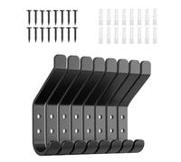 Coat Hooks - 8Pc Stainless Steel Adhesive, Wall Mount Hook Rack Strong Adhesive, Space-Saving Stainless Steel Hangers | for Clothes Bags Towels Keys Hats Bedroom Kitchen Bathroom Entryway