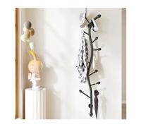 Coat Hooks Coat Rack Wall Mounted - Decorative Hat Rack, Metal Wall Coat Hanger, Sturdy Wall Hooks for Hanging Coat, Jacket, Clothes, Hat Home Storage Hooks (Color : Black), (Black)