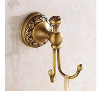 Coat Hooks,Self Adhesive Hooks,Retro Hook,Single Coat Hook Antique Single Coat Hook Solid Brass Coat Hooks Antique Gold Clothes Hooks Polish Clothes Hooks Bathroom Products Accessories Ac-Gold (Color