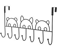 Coat Hooks Wall Hook Over The Door Creative Strong Heavy Duty Storage Rack Wall Coat Mounted for Bathroom Kitchen
