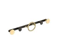 Coat Hooks Wall Mounted， Brushed Brass Coat Hook, Home Decoration Wall Hook, There are 3/4/5/6/7 Hooks Suitable for Entrance, Living Room, Bedroom, Bathroom(44cm/17.3in)