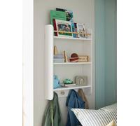 Coat Hooks with Book Shelves - Confetti white
