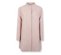 Coat in Veiled Sequins - female - Herno - Single-Breasted Coats - Pink - M - Coats M