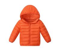 Coat Kids,Girls Lightweight Down Jacket for Kids - Cozy Winter Insulation Daily Casual Outerwear for Girls 2-15 Years (Red, 7-8 Years)