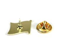 Coat of Arm of Palestine Map National National World Flags Brooch Pin Alloy Lapel Badge Jewelry, Metal, no gemstone