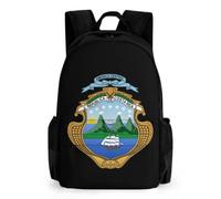 Coat of Arms CostaRica Casual Backpack Lightweight Laptop Travel Bag