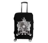 Coat of Arms Devil Demon Satan Luggage Cover Protector Travel S