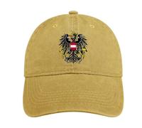 Coat of Arms of Austria Vienna Ea-gles Vintage Baseball Cap Golf Dad Hats Adjustable SnapBack Cap for Men Women Sports Outdoor