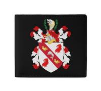 Coat of Arms of Benjamin Franklin Bifold Wallet Front Pocket with Money and Credit Card Holder for Men Women