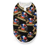 Coat of Arms of Chile Dog Shirts Summer Pet Clothes Comfort T-Shirts Vest Sleeveless Tank Top for Cats Dogs S