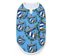 Coat of Arms of Cuba Dog Shirt Cat Clothes Summer Breathable Pullover Sleeveless Tank Top for Small Medium Large Pets