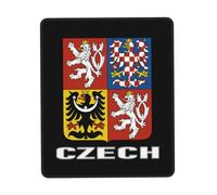 Coat Of Arms Of Czech Emblem Mousemat Non-Slip Rubber Base Desk Mat Soft Mousepad For Office Travel Computer 25X30Cm
