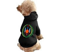 Coat of Arms of Djibouti Warm Dog Hoodie Cute Dog Costume Sweatshirt Cozy Pet Clothes 2XL