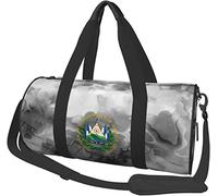 Coat of Arms of El Salvador Travel Luggage Duffel Bag Sports Rolling Foldable Duffel Bag, Marbling
