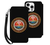 Coat Of Arms Of Georgia Wallet Phone Case for iPhone 16 Series