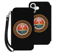 Coat Of Arms Of Georgia Wallet Phone Case for iPhone 16 Series