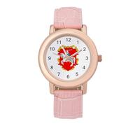 Coat of Arms of Herb Lytwa Women's Wrist Watch Easy Reader with Leather Strap Analog Display Wonderful Ladies Gifts