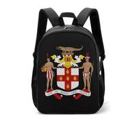 Coat of Arms of Jamaica Casual Daypack Daily Backpacks Travel Shoulder Bag with Adjustable Straps for Women Men