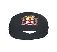 Coat of Arms of Jamaica Elevate Your Performance with Fashionable Sweatbands - Ideal for Any Activity!