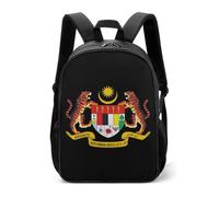 Coat of Arms of Malaysia Casual Daypack Daily Backpacks Travel Shoulder Bag with Adjustable Straps for Women Men