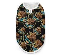 Coat of Arms of Mexico Dog Shirts Summer Pet Clothes Comfort T-Shirts Vest Sleeveless Tank Top for Cats Dogs XL