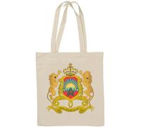 Coat Of Arms Of Morocco Natural Cotton Tote Bag White