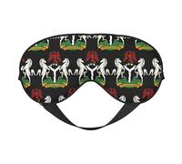 Coat of Arms of Nigeria 1 Coat of Arms of Nigeria Sleep Masks Adjustable Strap Soft Eye Mask for Women Men Travel Work Home
